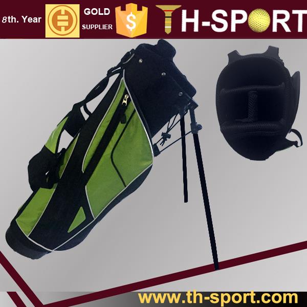 Velké akce!!! Černá zelená 7 inch Junior Golf Stand Bag