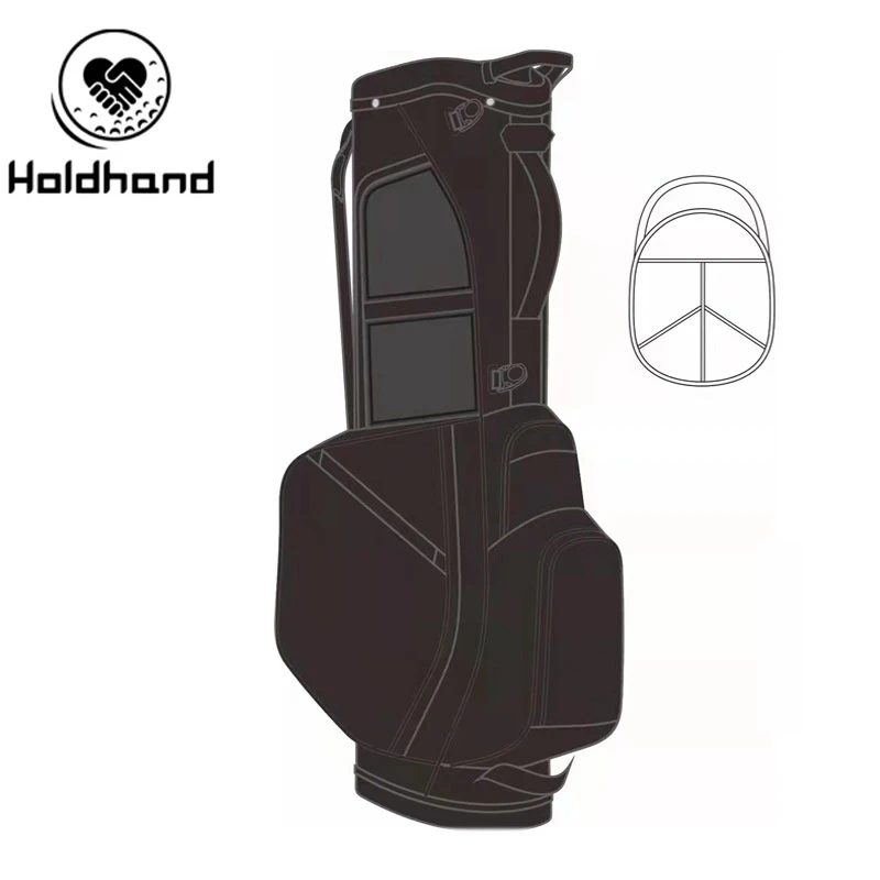 Kompaktní a všestranná nedělní golfová taška se stojánkem