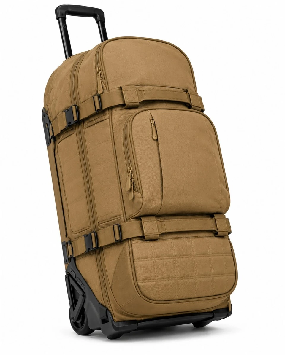 Coyote Tan Travel Roller Duffel