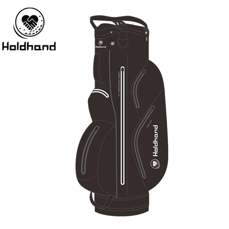 Direct-source Professional Cart Bag: 14-compartment Organization Enhanced By Weatherproof Tech