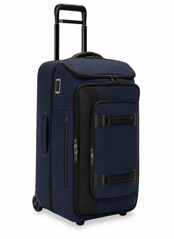 Půlnoční cestovní taška na kolečkách Navy Nylon