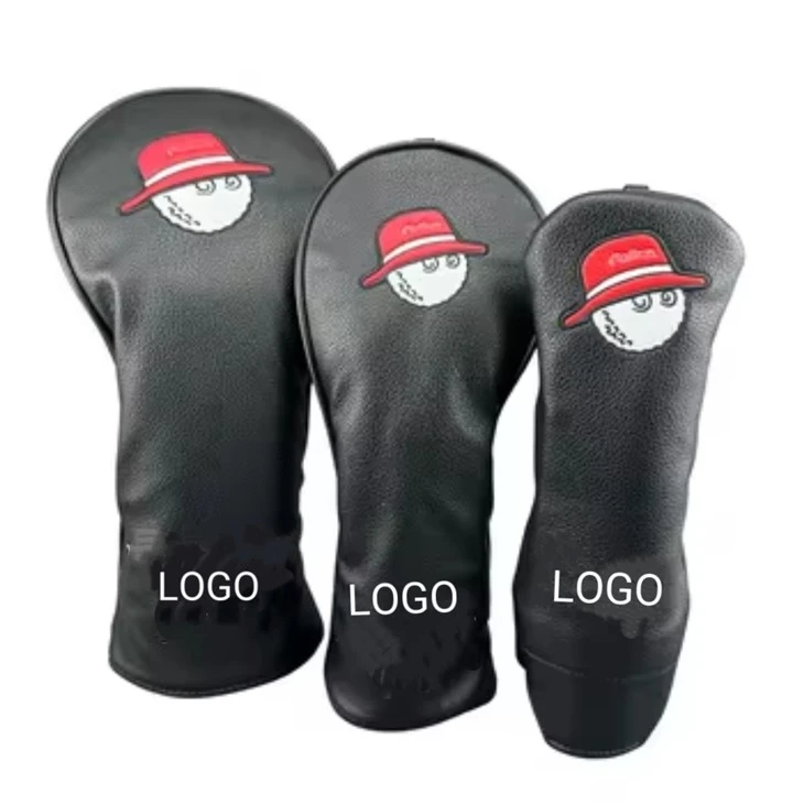 OEM nový design Golf Driver Club Head Cover Pu Kůže