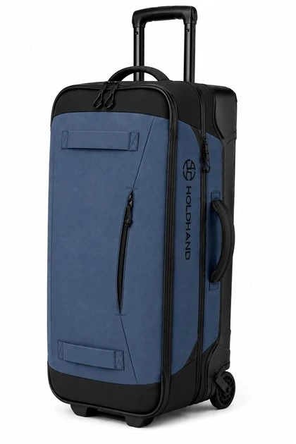 Blate Blue Premium Roller Travel Duffel