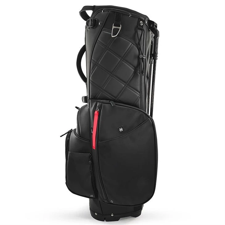 Wholesale Custom 14-Way Golf Cart Bag | Premium PU Leather With Dual Handles high quality