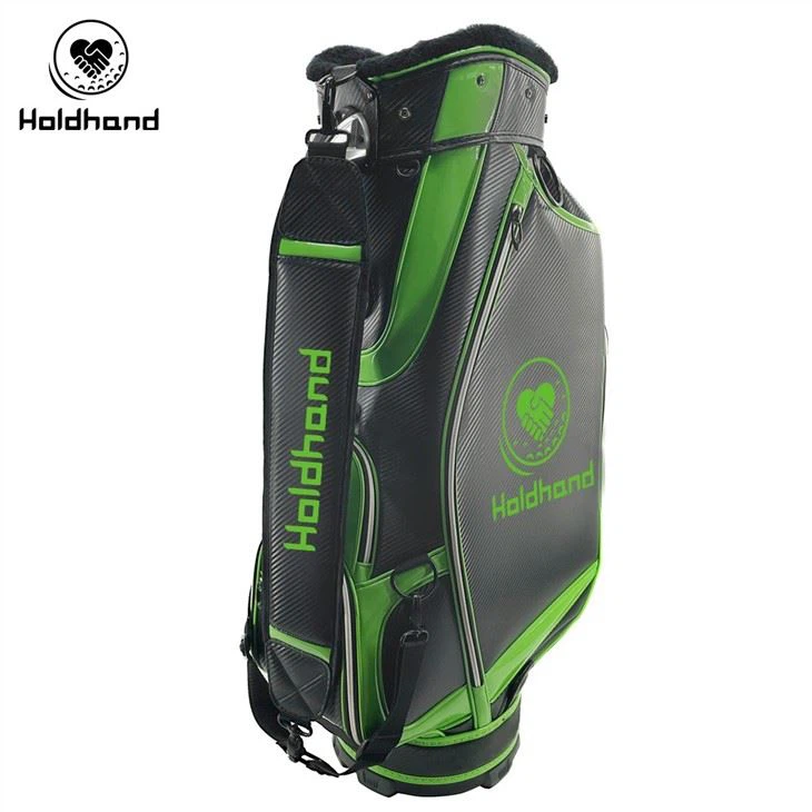 Hot Sale Specifically Logo Fashion Custom Design Leather Stylish Golf Bags Golf Staff Bag
